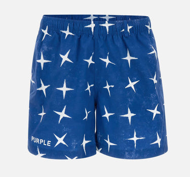 PURPLE BRAND Shorts " All round" BLUE Uomo 