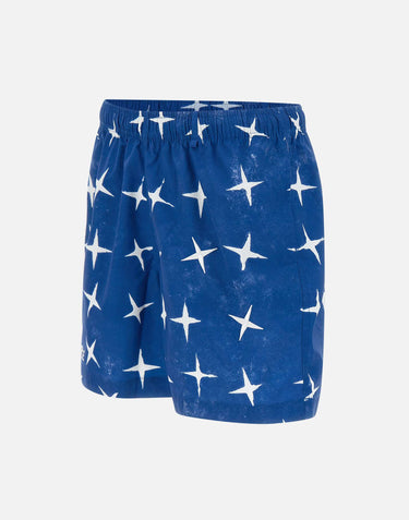 PURPLE BRAND Shorts " All round" BLUE Uomo 