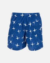 PURPLE BRAND Shorts " All round" BLUE Uomo 