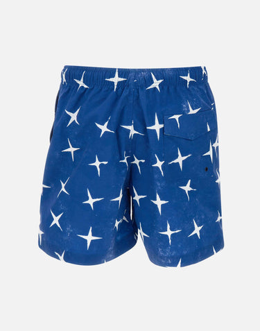 PURPLE BRAND Shorts " All round" BLUE Uomo 