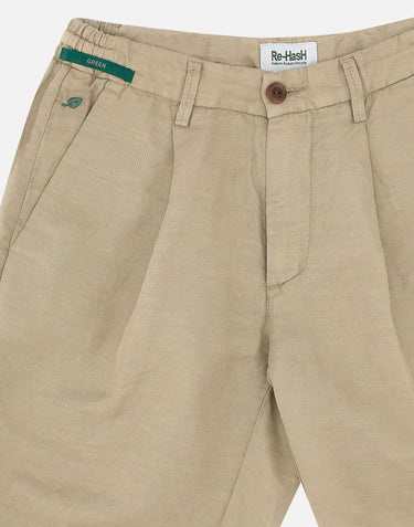 RE-HASH Shorts "Benson" BEIGE Uomo 