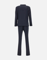 SANTANIELLO Completo due pezzi in fresco lana BLUE Uomo 