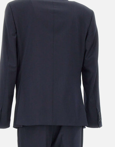 SANTANIELLO Completo due pezzi in fresco lana BLUE Uomo 