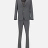 SANTANIELLO Completo due pezzi in fresco lana GREY Uomo 