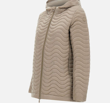 SAVE THE DUCK Piumino "Sirena" BEIGE Donna 
