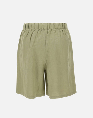 "Linen drawstring shorts" P35217 84 SUN68 