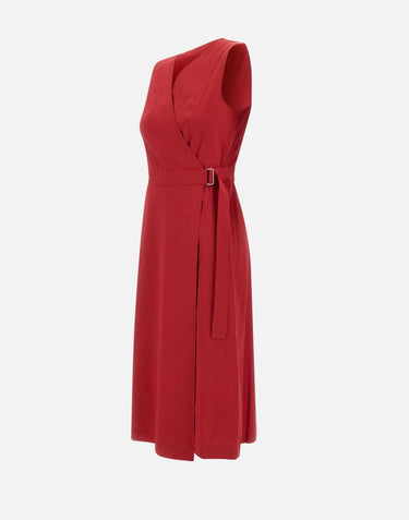 THEORY Abito  "Aline" RED Donna 