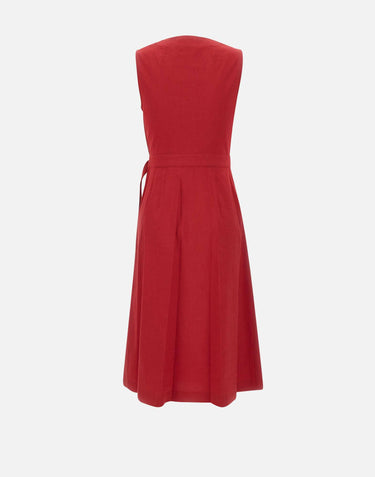 THEORY Abito  "Aline" RED Donna 