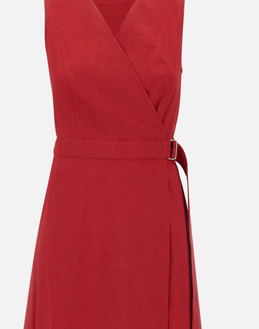THEORY Abito  "Aline" RED Donna 