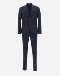 UNGARO Completo "U5001" tre pezzi in lana BLUE Uomo 