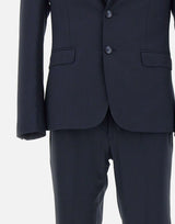 UNGARO Completo "U5001" tre pezzi in lana BLUE Uomo 