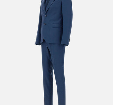 UNGARO Completo "U5001" tre pezzi in lana BLUE Uomo 