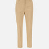WEEKEND MAX MARA Pantaloni "Vite"in cotone stretch BEIGE Donna 