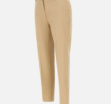 WEEKEND MAX MARA Pantaloni "Vite"in cotone stretch BEIGE Donna 
