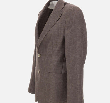 BARBA Blazer "Easy J Mono" BROWN Uomo 