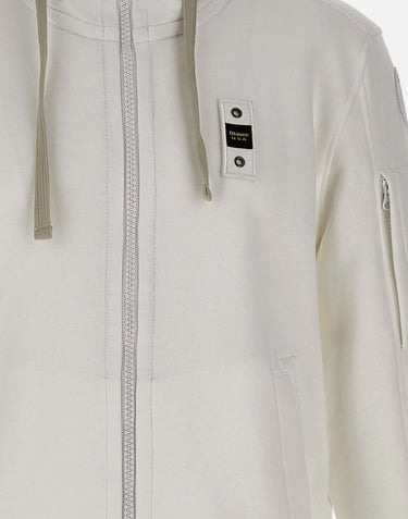 BLAUER Felpa "Cardinton" WHITE Uomo 