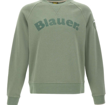 BLAUER Felpa "Camp" GREEN Uomo 