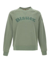 BLAUER Felpa "Camp" GREEN Uomo 