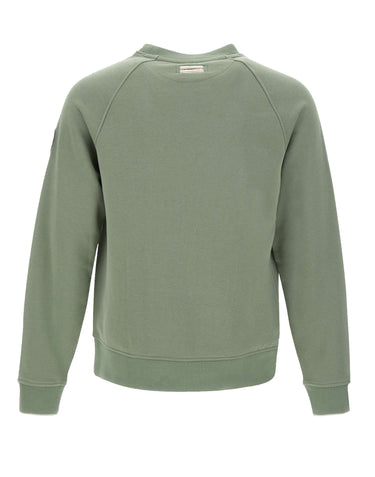 BLAUER Felpa "Camp" GREEN Uomo 