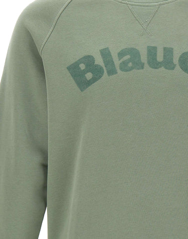 BLAUER Felpa "Camp" GREEN Uomo 