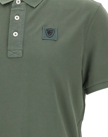 BLAUER Polo "Albano" GREEN Uomo 