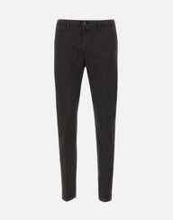 BRIGLIA 1949 Pantaloni "BG05" in cotone BLACK Uomo 