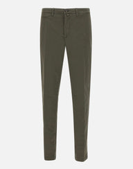 BRIGLIA 1949 Pantaloni "BG05C" in cotone stretch GREEN Uomo 