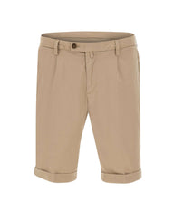 BRIGLIA 1949 Bermuda in cotone BEIGE Uomo 