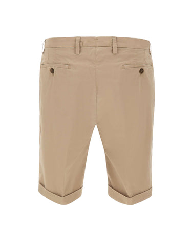 BRIGLIA 1949 Bermuda in cotone BEIGE Uomo 