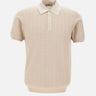 DELLA CIANA CASHMERE Polo in cotone a maxi coste BEIGE Uomo 