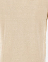 DELLA CIANA CASHMERE Polo in misto lino e cotone BEIGE Uomo 