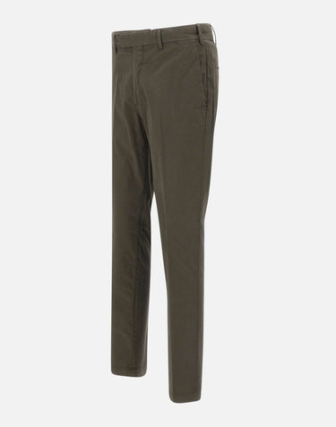 DEVORE Pantaloni "Dvr3" in cotone e seta BROWN Uomo 