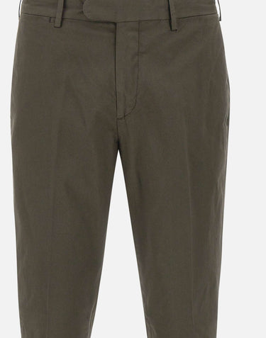 DEVORE Pantaloni "Dvr3" in cotone e seta BROWN Uomo 