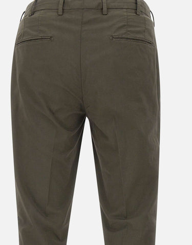 DEVORE Pantaloni "Dvr3" in cotone e seta BROWN Uomo 