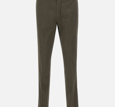 DEVORE Pantaloni  "Dvr3" in cotone e seta BROWN Uomo 