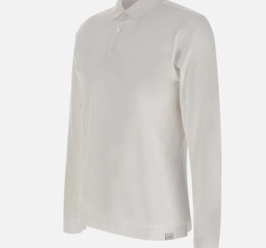 DIKTAT Polo in cotone Supima WHITE Uomo 