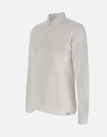 DIKTAT Polo in cotone Supima WHITE Uomo 