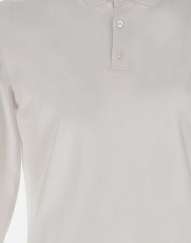 DIKTAT Polo in cotone Supima WHITE Uomo 