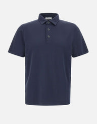 DIKTAT Polo in modal e cotone BLUE Uomo 