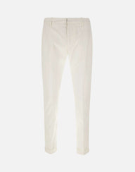 DONDUP Pantaloni "Gaubert" in cotone WHITE Uomo 
