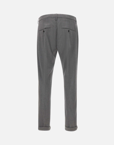 DONDUP Pantaloni "Gaubert" GREY Uomo 