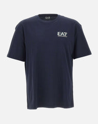 EA7 T-shirt "Visibility" in jersey di cotone BLUE Uomo 
