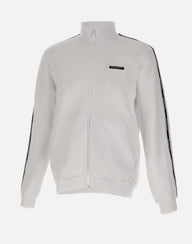 EA7 Felpa "Train Logo Series" WHITE Uomo 