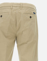 FAY Pantaloni in Gabardine Stretch BEIGE Uomo 