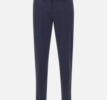 FAY Pantaloni Slim in Gabardine Stretch BLUE Uomo 