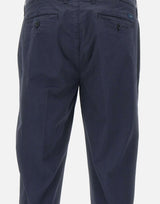 FAY Pantaloni Slim in Gabardine Stretch BLUE Uomo 