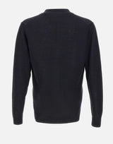 FILIPPO DE LAURENTIIS Cardigan in misto lino BLACK Uomo 