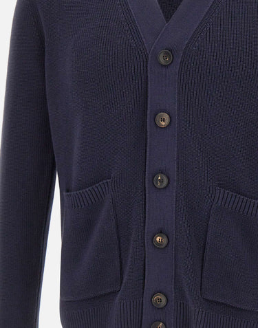 FILIPPO DE LAURENTIIS Cardigan in cotone BLUE Uomo 