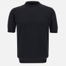 FILIPPO DE LAURENTIIS Maglia  in crêpe di cotone BLACK Uomo 