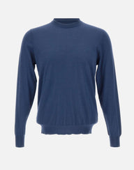 FILIPPO DE LAURENTIIS Maglia in misto lana, seta e cashmere BLUE Uomo 